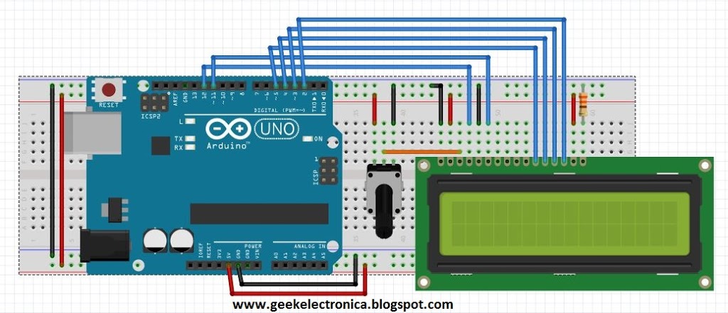 Conexión LCD y Arduino