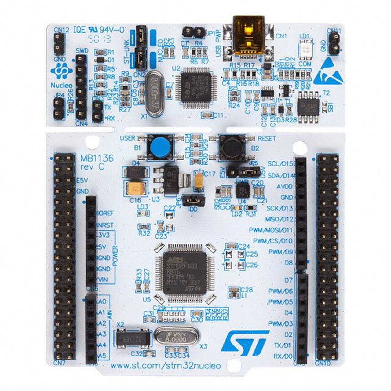 Tarjeta STM32 Nucleo 64 Con procesor ARM Cortex M4